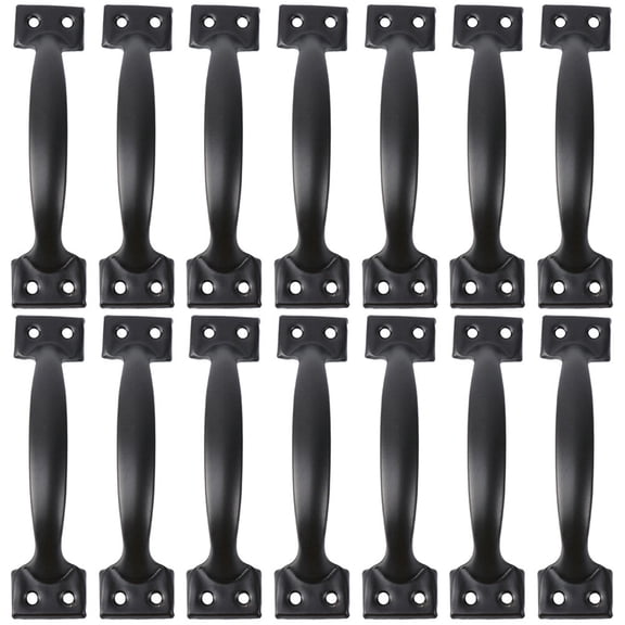 14 Pcs Iron Door Handle Pulls Replacement for Drawer, Wardrobe, Dresser, Cabinet Knobs Hardware Set