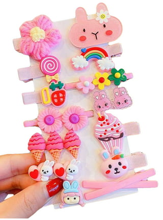 Hair Clips For Toddler Girls, 22pcs Candy Hair Accessories Rainbow