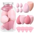 thumbnail image 1 of 14 Pcs Makeup Sponge Set Beauty Sponges Blender with 4 Pcs Powder Puff and 4 Pcs Mini Make up Sponges Valentine‘s Day Gift Mother‘s Day Gift for Women Liquid Foundation Powder Concealer C, 1 of 7