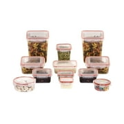 Imperial Home 14 Pcs Plastic Food Storage Containers Set With Air Tight Locking Lids