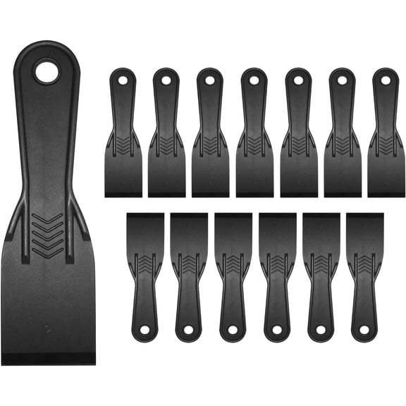 14 Pcs Plastic Putty Knife, 2 Inch Putty Spreader Tool Non Scratch for Repairing Walls Removing Wallpaper Applying Mud Pasting Plaster