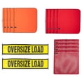thumbnail image 1 of 14 Pcs Safety Flag with Oversize Load Sign for Trucks - 8Pc Red and Orange Cotton Twill & 4Pc Red Vinyl Mesh Safety Flag & 2 Oversize Load Banner for Trucks, Trailers, 1 of 5