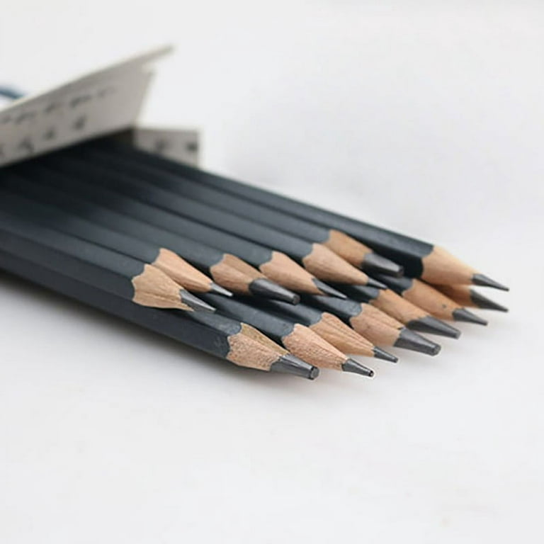 14 Pcs/Set Drawing Pencils Set, Art Sketching Pencils 14B, 12B, 10B, 9B, 8B, 7B, 6B, 5B, 4B, 3B, 2B, B, HB, F, H - 9H, Art Sketch Wooden Pencil Exam