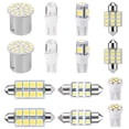 thumbnail image 1 of (14 Pcs) T10/31mm/36mm/41mm/1156 Festoon LED Light Bulb Interior Dome Map LED Lights License Plate Trunk Side Positioning Lights 6000K White, 1 of 5