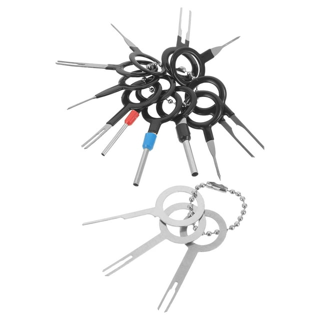 14 Pcs Wire Harness Extractor Car Tools Terminal Push Pin Removal Tool
