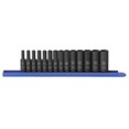 thumbnail image 1 of 14 Piece .25in. Drive 6 Point Metric Deep Impact Socket Set, 1 of 1