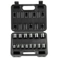 thumbnail image 1 of 14-Piece 3/8-Inch Drive 6-Point Impact Socket Set, SAE & Metric with Storage Case - Cr-V Steel Ratchet Tool Kit, 1 of 6