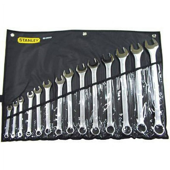 14 Piece Black Finish Combination Wrench Set