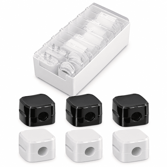 14-Piece Cable Organizer Set with Storage Box, 7 Individual Cable Cases ...