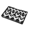 thumbnail image 1 of 14-Piece Crowfoot Wrench Set 1/2 Inch Drive,SAE Sizes 1-1/16 to 2 Inches,Durable 40CR Steel,Laser Etched,Includes Storage Tray for Auto Repairs, 1 of 6