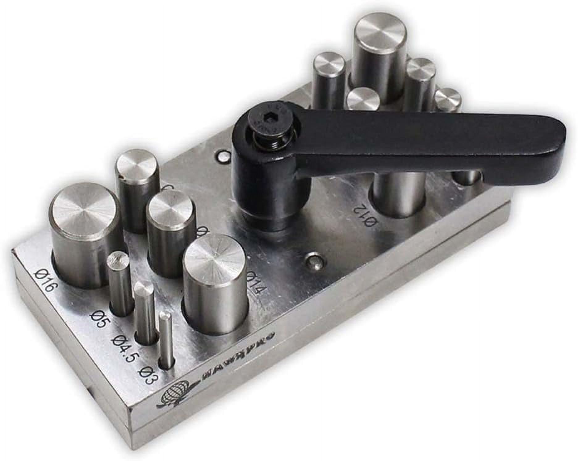 14 Piece Disc Cutter Includes Round Punch Sizes 3Mm To 16Mm