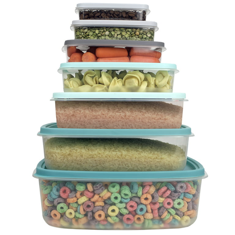 Home Basics 3-Piece Plastic Cereal Container Set