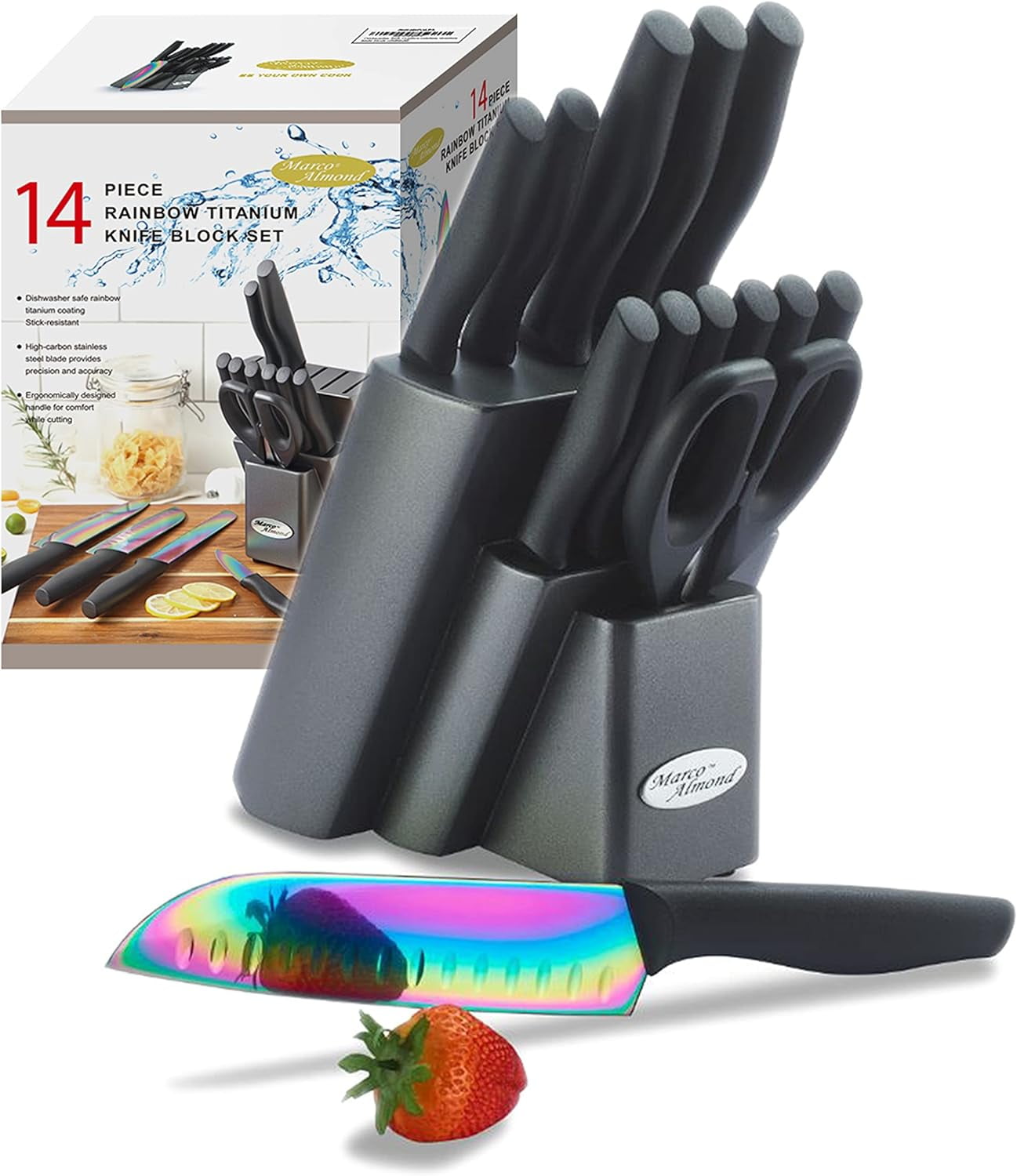 Rephen Rephen Knife 14 Piece Knife Block Set