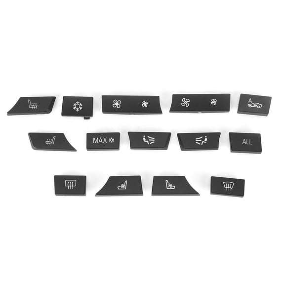 14-Piece Set, Air Conditioning Replacement AC Control Buttons for X5 & X6 (2014-2018)