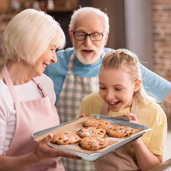 14 Pieces Baking Sheet Pan Cookie Sheet Set for Oven Stainless Steel Trays Nonstick Small Serving Tray Cake Toaster Metal Food Trays, for Oven and Dishwasher(10 x 8 x 1 Inch)
