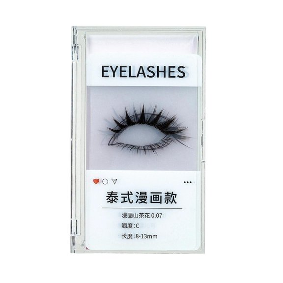 14 Pieces Eyelash Display Cards Lash Extension Effect Cards Try on Accessories Plastic Material for Women