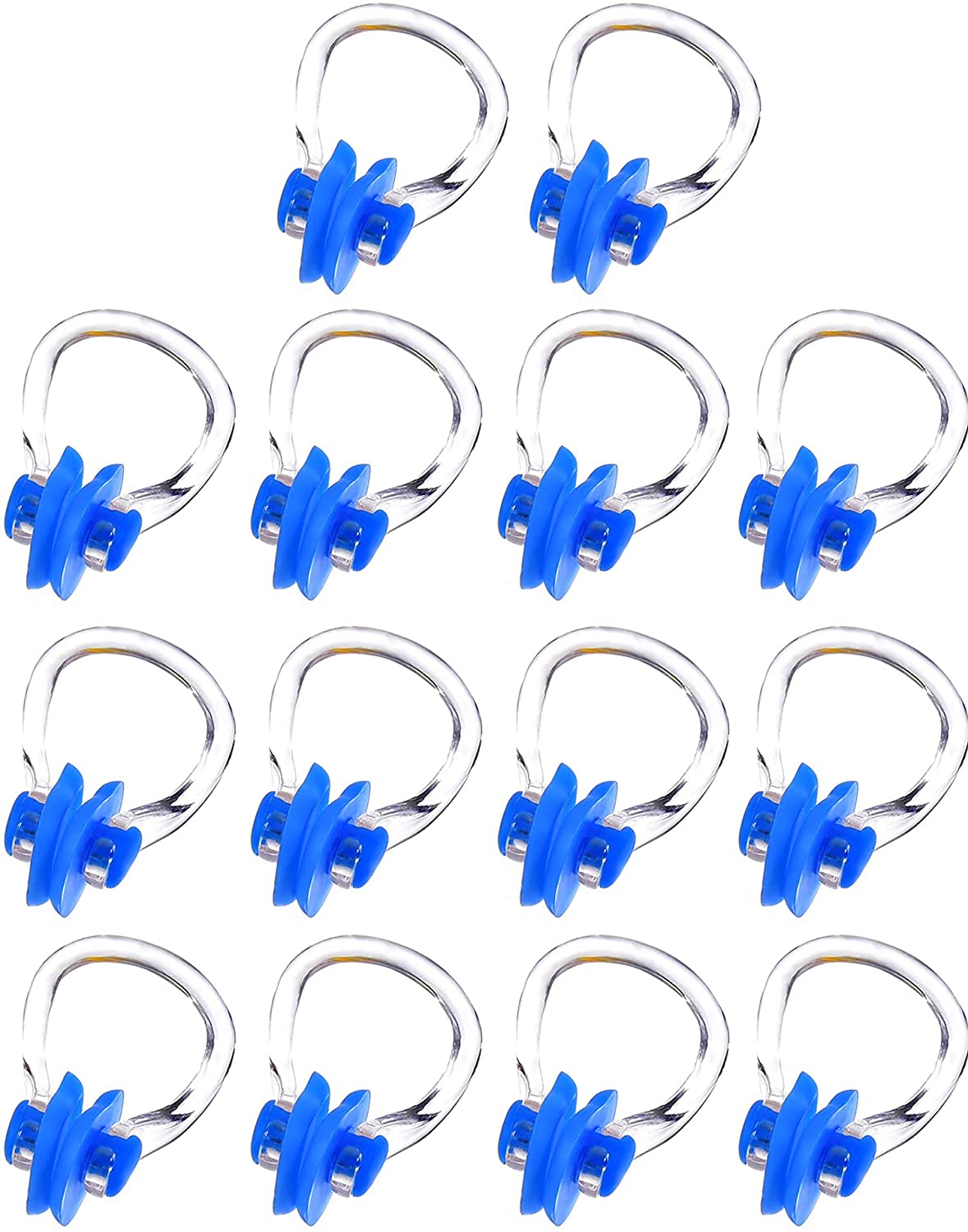 14 Pieces Nose Clip Swimming Nose Plug Swim Nose Guard for Swimming, 14 Colors - image 1 of 5