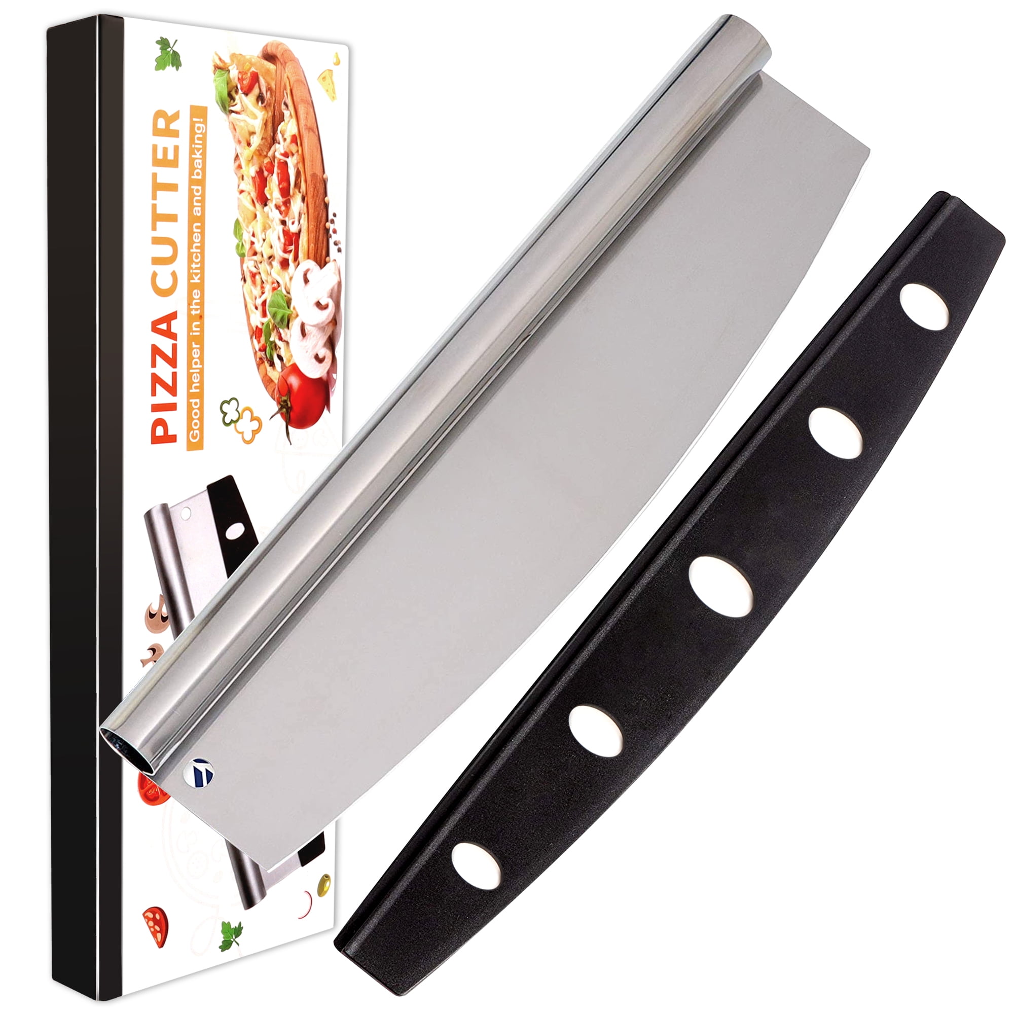 14" Pizza Cutter Sharp Stainless Steel Slicer Knife Pizza Cutter