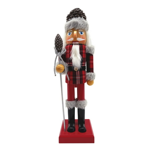 14" Plaid Nutcracker