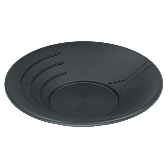 14" Plastic Gold Pan Panning Black & Water Guide
