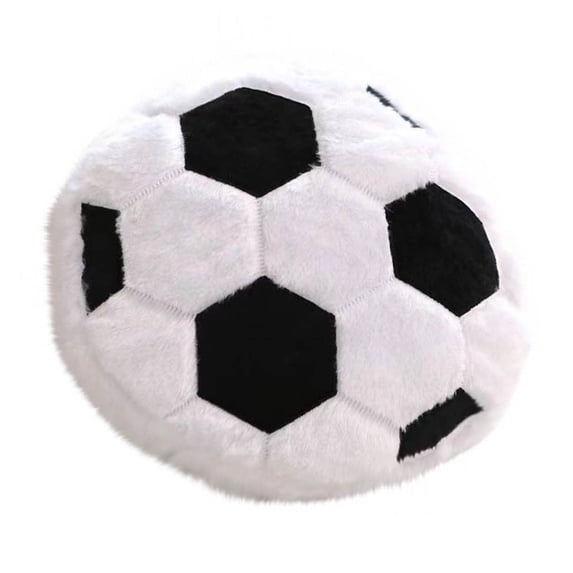 14" Plush Soccer Pillow - Ultra-Soft, Durable Stitched, Educational Toy & Decorative Gift for Kids (Washable Fleece)
