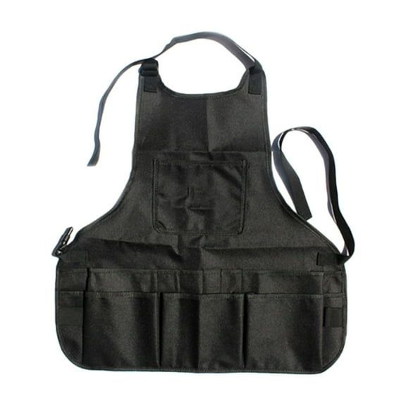 14-Pocket Canvas Gardening Apron - Multi-Tool Organizer for Gardeners & Artists, Durable Work Apron for Grilling with Adjustable Fit