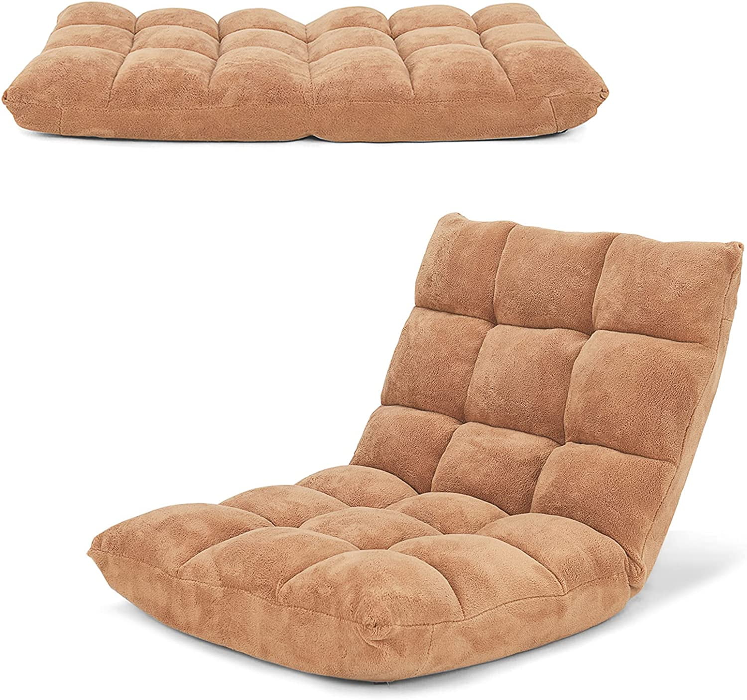 14Position Floor Chair Adjustable Floor Chair with Back Support