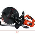 14” Powerful Electric Wet/Dry Concrete Cut Off Saw with Guide Roller and Water Line Attachment