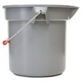 thumbnail image 1 of "14 Quart Round Utility Bucket, Plastic, Gray, 12"" dia | Bundle of 2 Each", 1 of 4