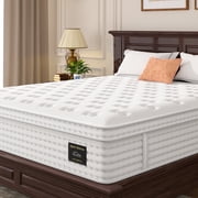 Bedstory Somnix 14 Medium Firm Queen Mattress in a Box, Gel Memory Foam with Individually Wrapped Pocket Coils, 365 Night Trial