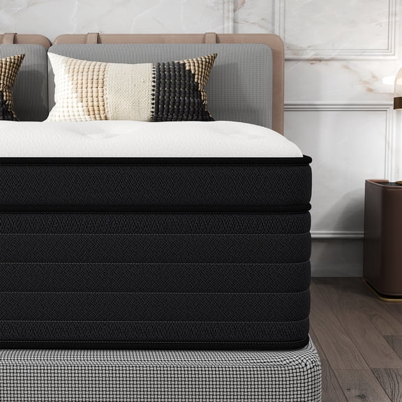 14" Queen Mattress In A Box Gel Memory Foam And Pocket Spring Hybrid Mattress