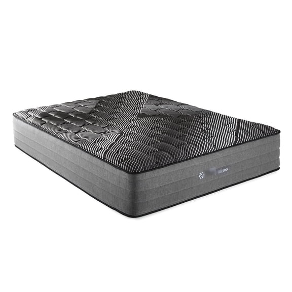 14" Queen Mattress - Pure Ice Firm. Cooler Slumber With Cover Technology. 1" Copper, Gel, Silver, Graphite For Improved Sleep Quality And Breathability. Perimeter Wrapped Coils Stable Support.