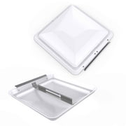 14 RV Roof Vent Cover Universal Vent Lid for Camper Trailer Motorhome White 1 Pack