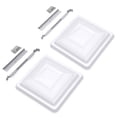 thumbnail image 1 of 14" RV Roof Vent Cover Universal Waterproof Vent Lid Replacement for Camper Trailer Motorhome (White 2 Pack), 1 of 8