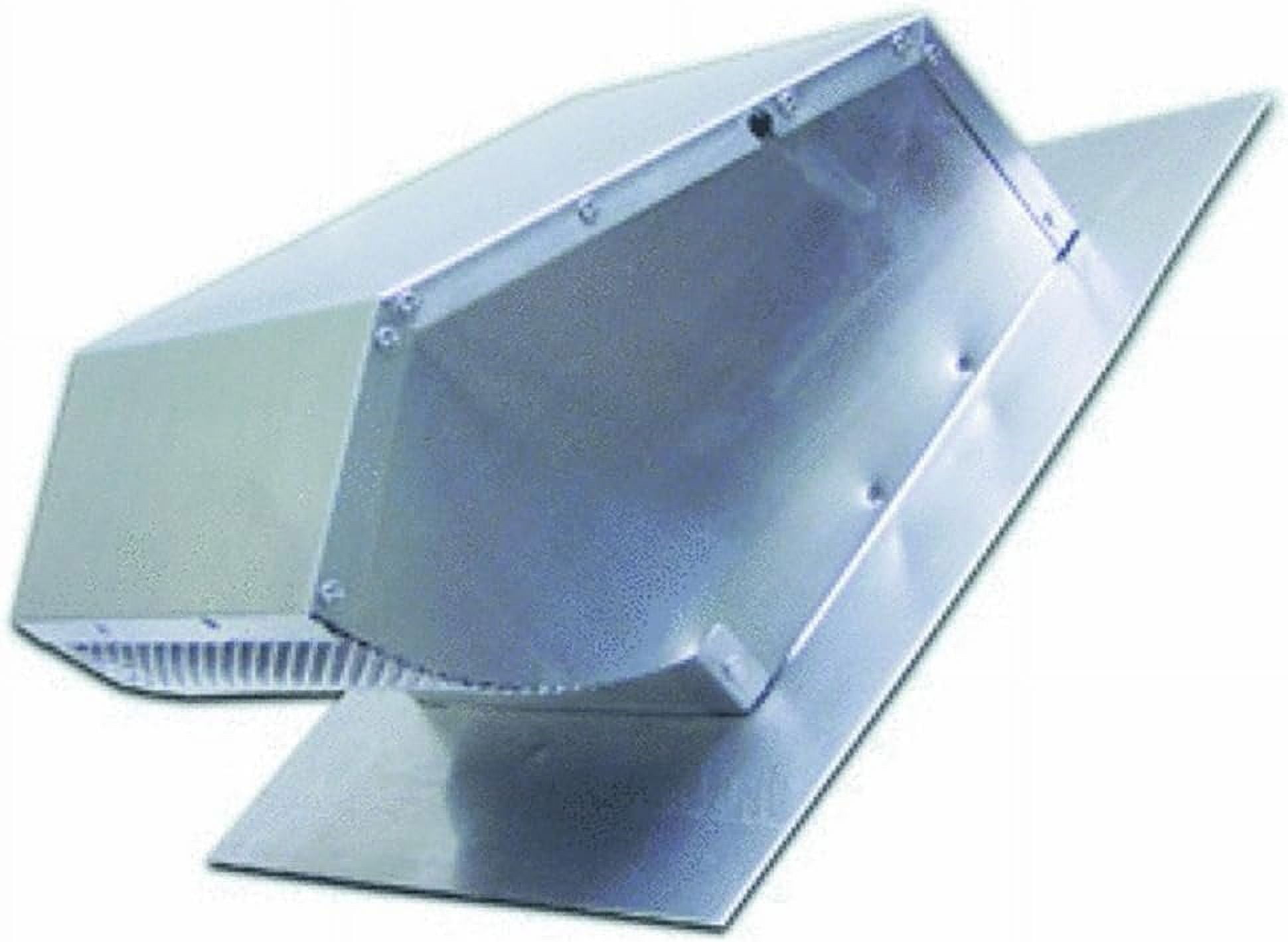 14" Range Hood Roof Cap Damper in Aluminum