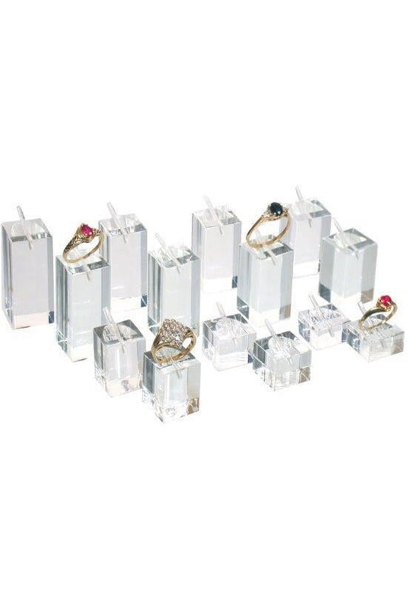 14 Ring Display Riser Stands Jewelry Holders
