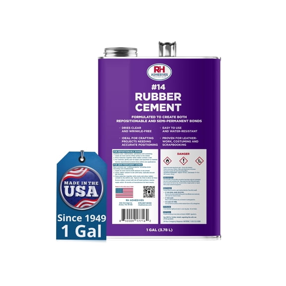 #14 Rubber Cement, 1 Gallon - RH Adhesives