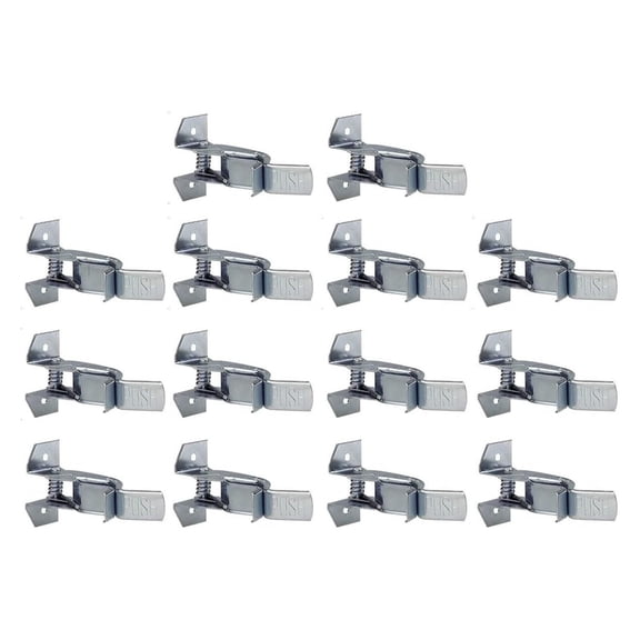 (14) SG1G-6 1-1/2" Giant Spring Grip Tool Handle Brackets / Clips,Silver