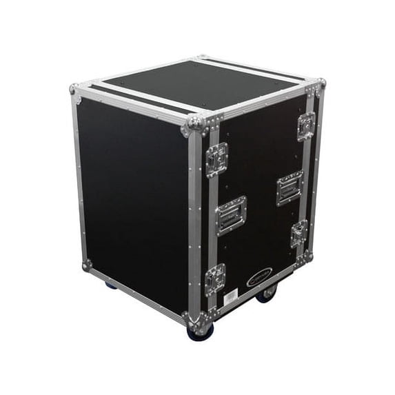 14 SPACE - 22" RACKABLE DEPTH SHOCK MOUNT RACK W/WHEELS