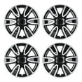thumbnail image 1 of 14" Set Of 4 Universal Wheel Covers Snap On Hubcaps Full Hub Caps fit R14 Tire & Steel Rim (4 Pack)-SILVER LACQUER & BLACK LACQUER, 1 of 8