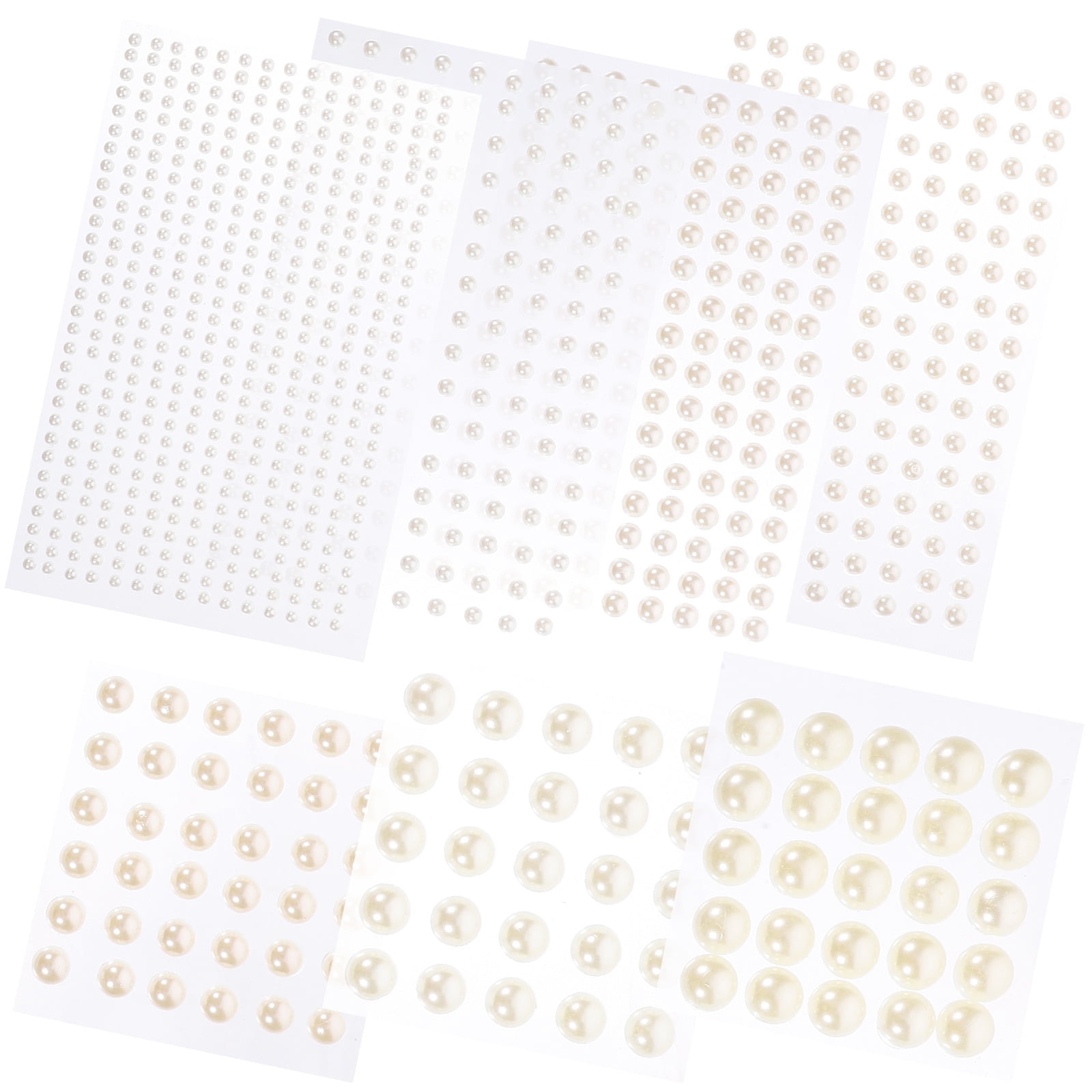 14 Sheet of Pearl Stickers SelfAdhesive Craft Pearls Faux Pearl