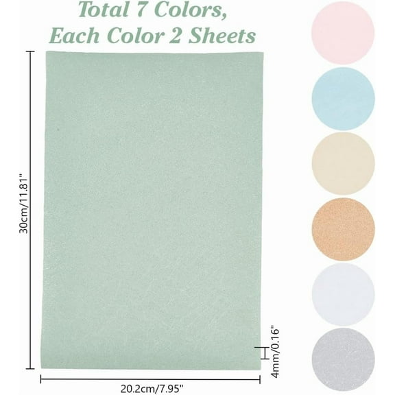 14 Sheets Dollhouse Wallpaper 7 Colors Self Adhesive Textured Stickers Waterproof Floorboard Sticker Miniature Dollhouse Accessories for Model and DIY Decor 8x11.8 inch