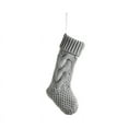 thumbnail image 1 of 14" Size Cable Knit Christmas Stockings,Unique Xmas Stocking Decorations for Family Holiday Season Decor, 1 of 1