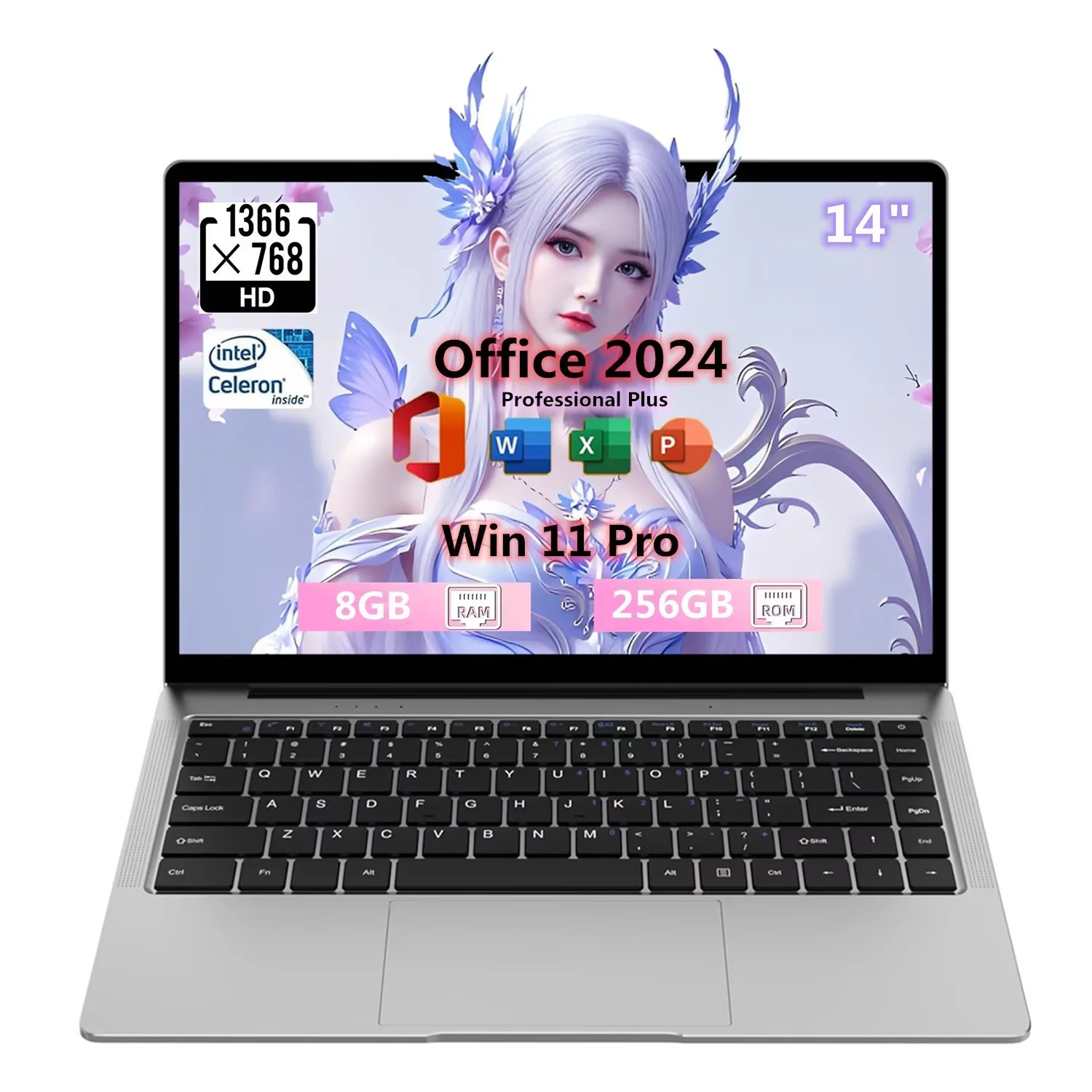 Celeron 8GB SSD128GB Win11Pro Office2024