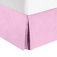 thumbnail image 1 of 14" Tailored Pleated Bed Skirt Dust Ruffle, Full XL, Lilac, by Clara Clark, 1 of 4