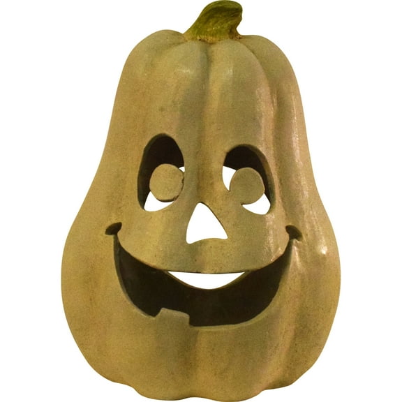 14" Tall Polyresin Halloween Luminary Jack O' Lantern Scene, Orange