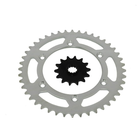 14 Tooth Front and 44 Tooth Rear Silver Sprocket fits Suzuki RM250 1990 - 2008