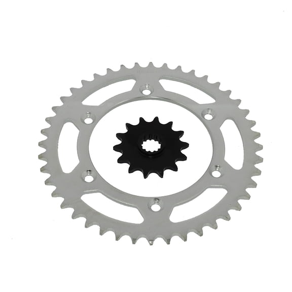 14 Tooth Front and 44 Tooth Rear Silver Sprocket fits Suzuki RM250 1990 - 2008