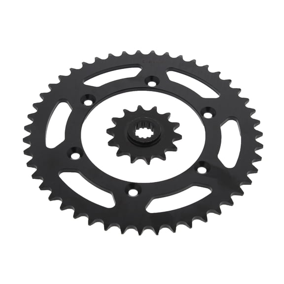 14 Tooth Front and 47 Tooth Rear Black Sprocket fits Suzuki DR-Z400E 2000 -2007