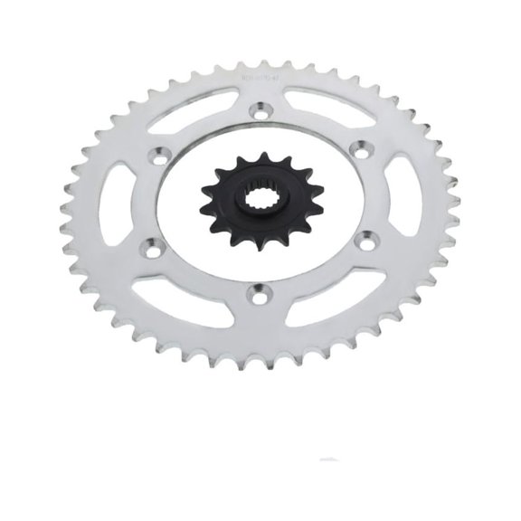 14 Tooth Front and 47 Tooth Rear Silver Sprocket fits Suzuki RM-Z450 2005 - 2017